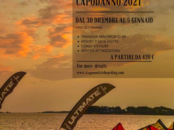 Kitecamp di Capodanno 2021: vi aspettiamo allo Stagnone